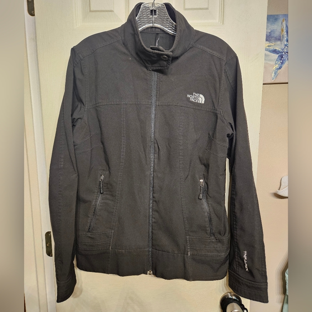 The North Face apex black jacket coat womens large